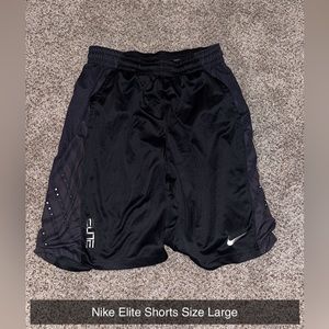 Nike Elite Basketball Shorts Size Large